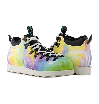 Ботинки унисекс Native Fitzsimmons Citylite 2022 Shell/Palm Tie Dye Multi 31106801-1908