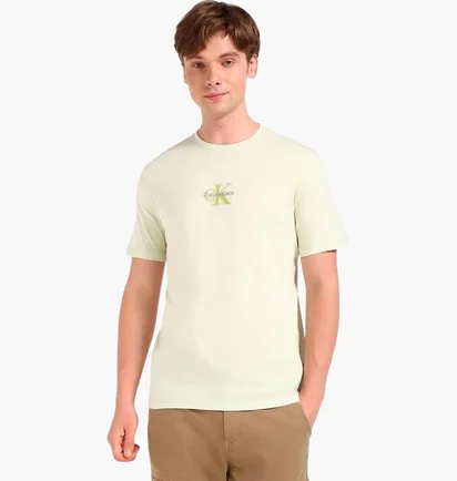Футболка мужская Calvin Klein Monogram Logo Graphic Green 4RB835G250