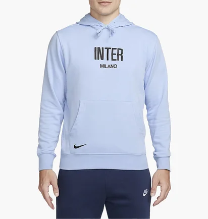 Худи мужское Nike Hooded Sweatshirt Inter M Nsw Club Hoodie Po Ft Light Blue DV4962-548
