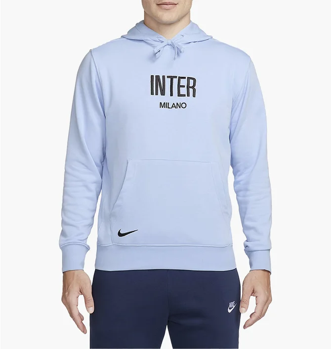 Худи мужское Nike Hooded Sweatshirt Inter M Nsw Club Hoodie Po Ft Light Blue DV4962-548