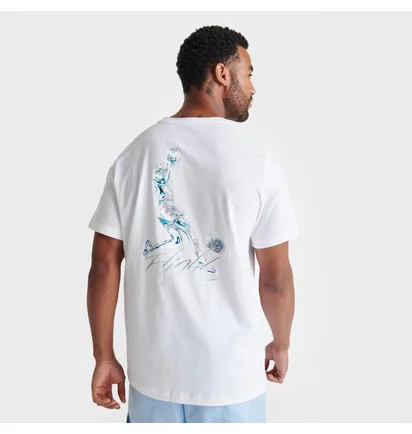 Футболка чоловіча Air Jordan Metallic Spring Graphic T-Shirt White Dv8418-100