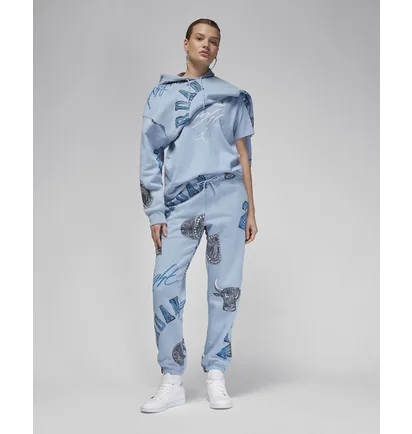 Штаны женские Air Jordan Brooklyn Fleece Light Blue FZ9981-436