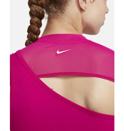 Топ женский Nike Pro Long-Sleeve Cropped Top Pink FB5683-615