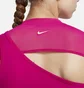 Топ женский Nike Pro Long-Sleeve Cropped Top Pink FB5683-615