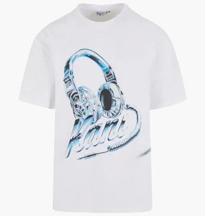 Футболка чоловіча Karl Kani Headphone Print White PD00005347