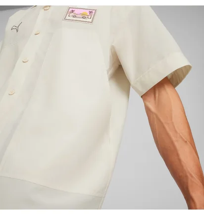Сорочка чоловіча Puma Porsche Legacy Crews Go Summer Shirt Beige 624571-02