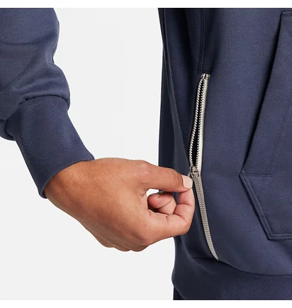 Худи мужское Nike Standard Issue MenS Dri-Fit Pullover Basketball Hoodie Blue DQ5818-437