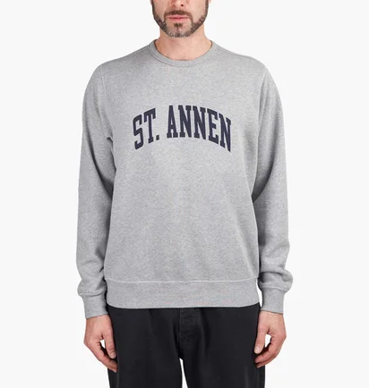 Світшот чоловічий Pop Trading Company Company St Annen Grey POPAW23_01-014