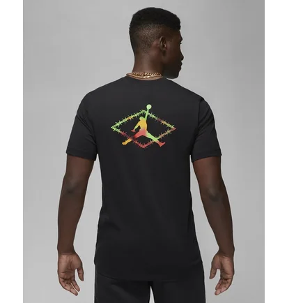 Футболка мужская Air Jordan Flight Mvp Barbed Wire Graphic T-Shirt Black Dv1443-010