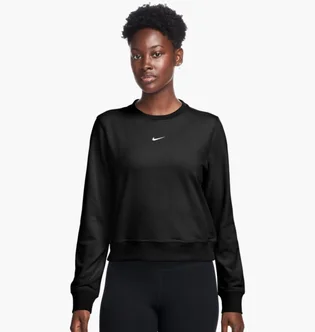 Світшот жіночий Nike One Dri-Fit Crew Hbr Tt Black IB1450-010