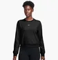 Свитшот женский Nike One Dri-Fit Crew Hbr Tt Black IB1450-010