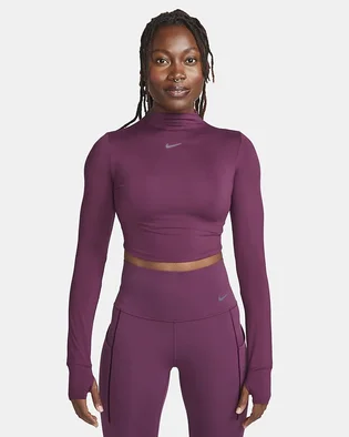 Лонгслів жіночий Nike Dri-Fit One Luxe Violet FB5276-610