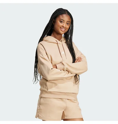 Худі жіноче Adidas Essentials Small Logo Feel Cozy Beige JV7310