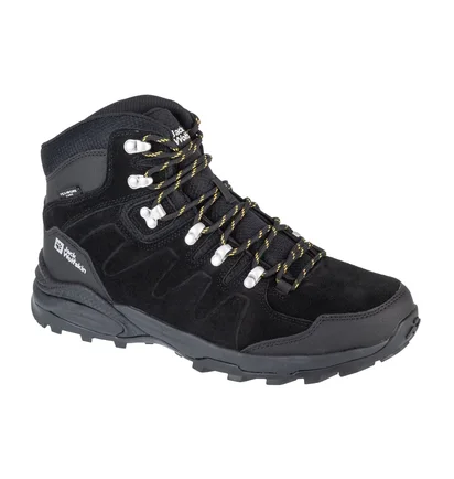 Черевики чоловічі Jack Wolfskin Refugio Texapore Black 4049841-6357