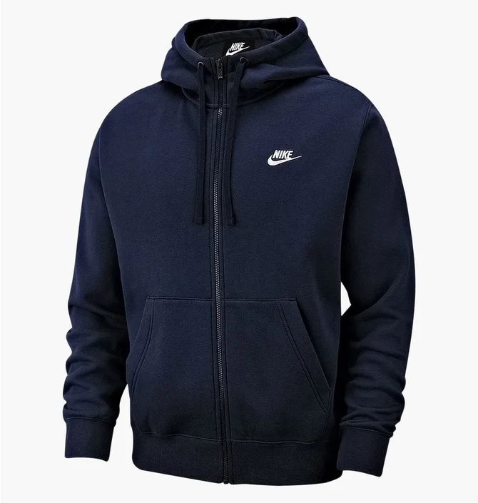 Толстовка чоловіча Nike Sportswear Club Fleece Blue BV2645-410