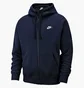 Толстовка чоловіча Nike Sportswear Club Fleece Blue BV2645-410