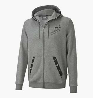 Толстовка мужская Puma Amplified Fz Hoodie Grey 583523-03