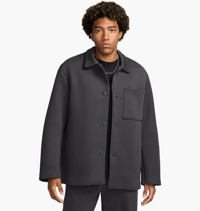 Пальто чоловіче Nike Tech Fleece-Shacket Black FZ7566-060