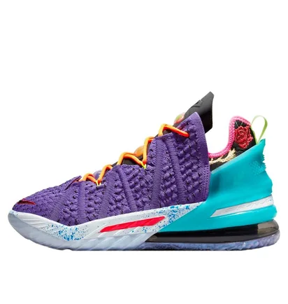 Кроссовки унисекс Nike Lebron Xviii Best 10-18 Multi DM2813-500