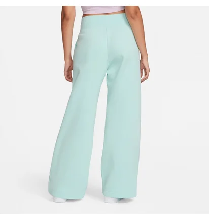 Штани жіночі Nike Sportswear Phoenix Fleece High-Waisted Wide-Leg Sweatpants Turquoise DQ5615-346