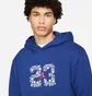 Худи мужское Air Jordan 1 Sprt Dna Flc Po 2 Blue DJ0218-455