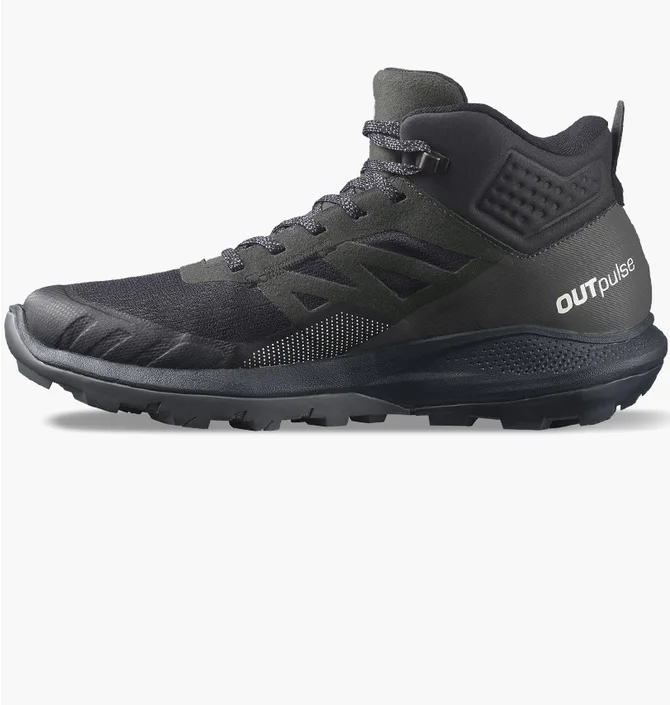 Кросівки чоловічі Salomon Gore-Tex Outpulse Mid Gtx Black/Olive 415888-32