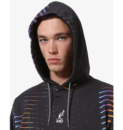 Худи мужское AUSTRALIAN Hoodie Fleece Chaos Black HCUFE0058-001