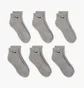 Носки унисекс Nike Everyday Csh Ankl Grey (6 пар) SX7669-064