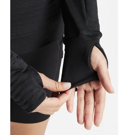 Кофта жіноча Nike Therma-Fit Swift Element Turtleneck Running Top Black FB5306-010