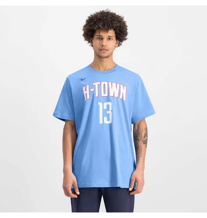 Футболка мужская Nike Nba Houston Rockets James Harden City Edition Light Blue CT9775-469