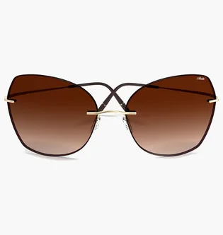 Сонцезахисні окуляри жіночі Silhouette Brown/Gold 8192-7530