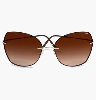 Солнцезащитные очки женские Silhouette Brown/Gold 8192-7530