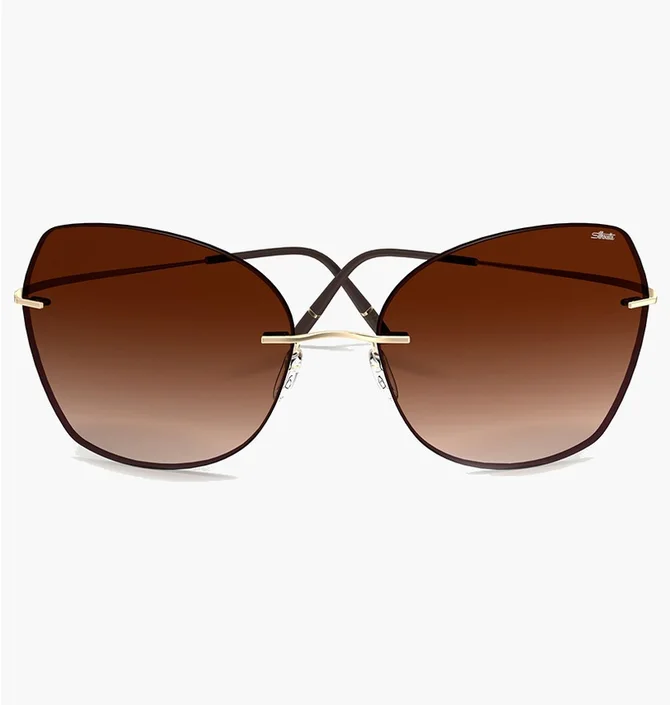 Сонцезахисні окуляри жіночі Silhouette Brown/Gold 8192-7530