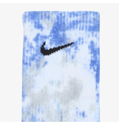 Носки унисекс Nike Ed Csh Crw 2P 144 Clrsplh White/Blue FJ0747-900