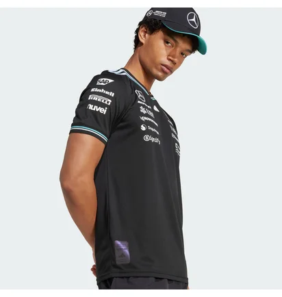 Футболка чоловіча Adidas Mercedes - Amg Petronas Formula One Team Driver Authentic Black JY2607