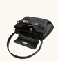Сумка жіноча JW PEI Rhea Pebbled Double Buckle Shoulder Bag Black BB2025BG134084JWP