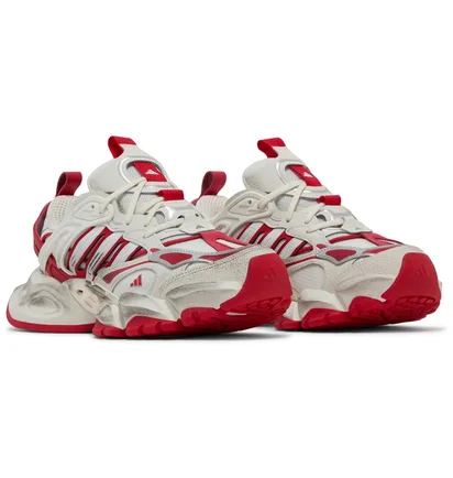 Кроссовки унисекс Adidas Xlg Runner Deluxe White/Red JS1590
