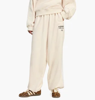 Штани жіночі Adidas Athl Dept Loose Graphic Sweat Beige KF2315