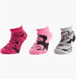 Носки детские Disney Minnie Gros Plan/Minnie + Pois/Minnie Multi (3 пары) 83152162-1
