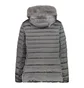 Пуховик женский CMP Woman Jacket Fix Hood Grey 31K3006F-U911