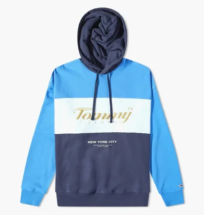 Худи мужское Tommy Jeans Archive Hoody Blue/Light Blue DM0DM14200-C87