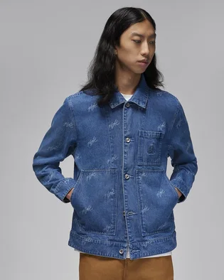 Джинсовка чоловіча Air Jordan Flight Heritage Demim-Jacke Blue FN4649-436