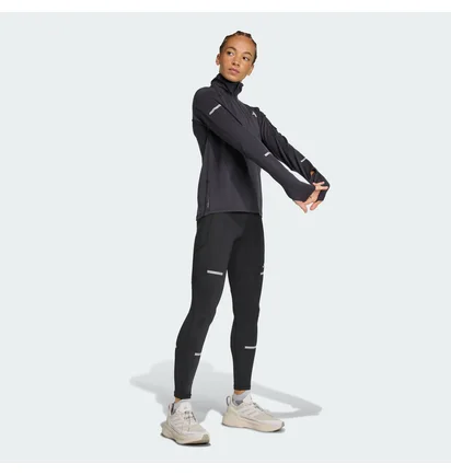 Кофта жіноча Adidas Adi365 Running Climawarm+ Half-Zip Black JP3842