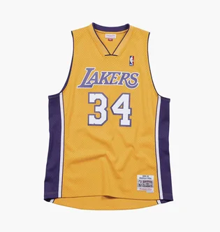 Майка чоловіча Mitchell & Ness Nba Swingman Jersey Los Angeles Lakers 1999-00 Shaquille ONeal Yellow SMJYGS18179-LALLTGD99SON