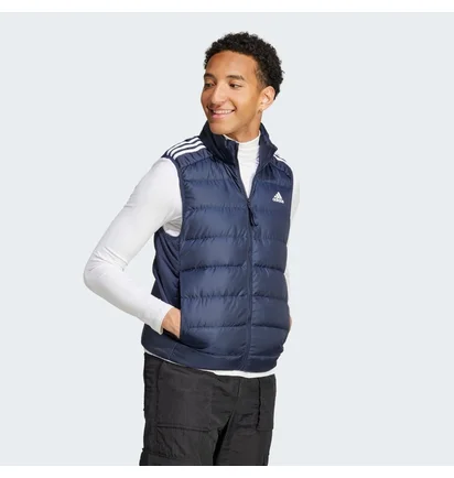 Жилетка мужская Adidas Essentials 3-Stripes Light Down Vest Blue IK3210