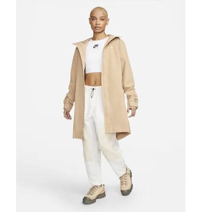 Парка жіноча Nike W Nsw Essntl Sf Wvn Prka Jkt Beige Dm6245-200