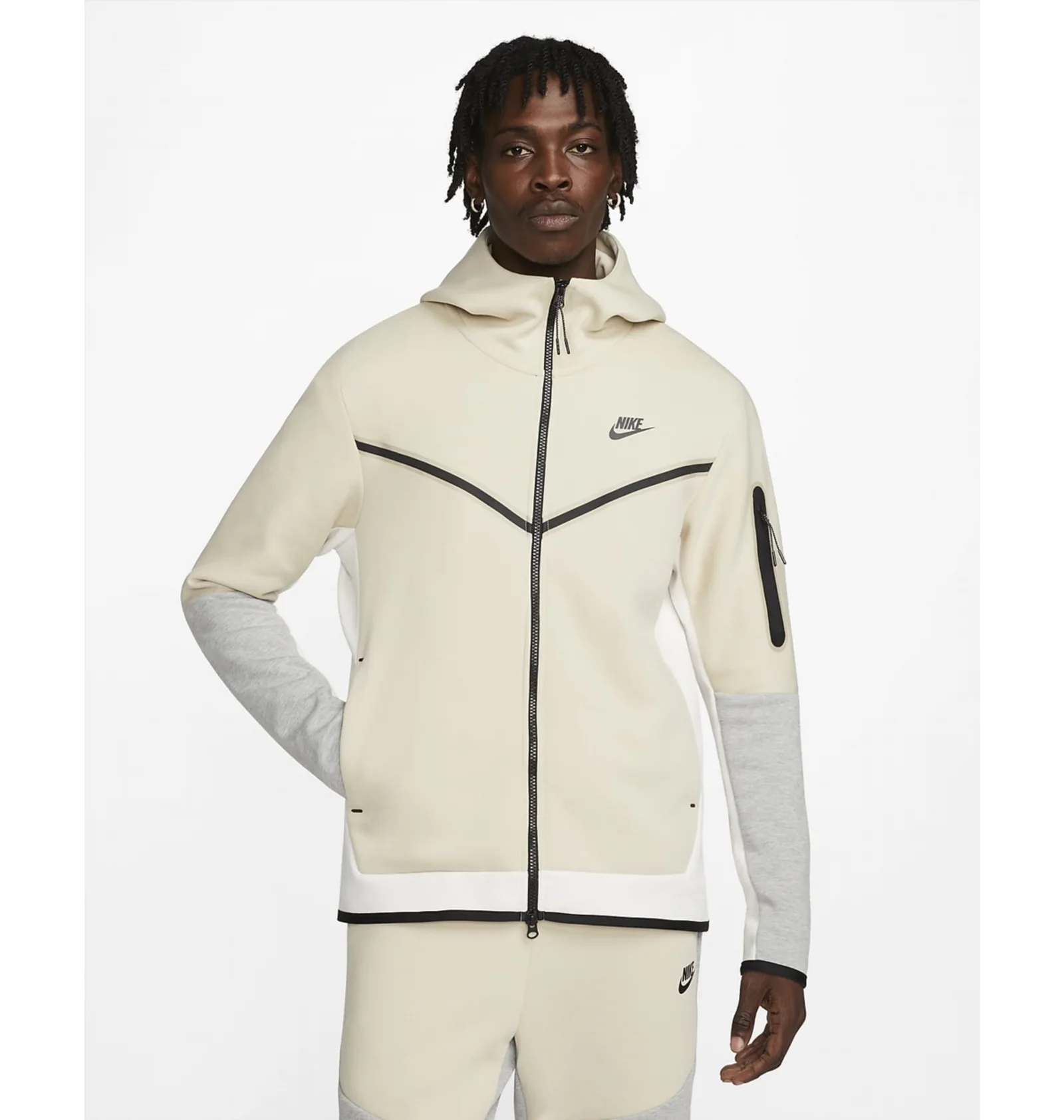 ᐉ Толстовка мужская Nike Sportswear Tech Fleece Beige Cu4489-206
