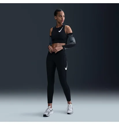 Лосины женские Nike Fast Dri-Fit Mr 7/8 Tgt Sw Black HV8555-010