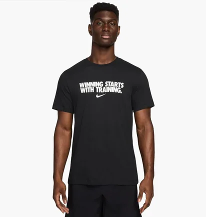 Футболка чоловіча Nike Winning Black HV4187-010
