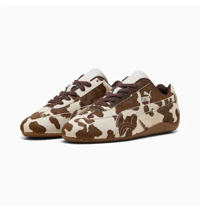 Кроссовки женские Puma Speedcat Cow Beige/Brown 406141-01